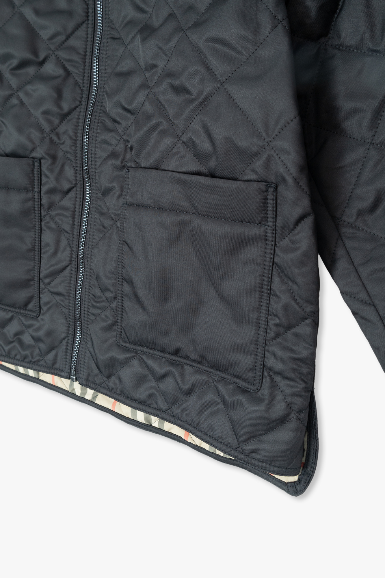 Burberry quilted jacket, shops 18-24 months